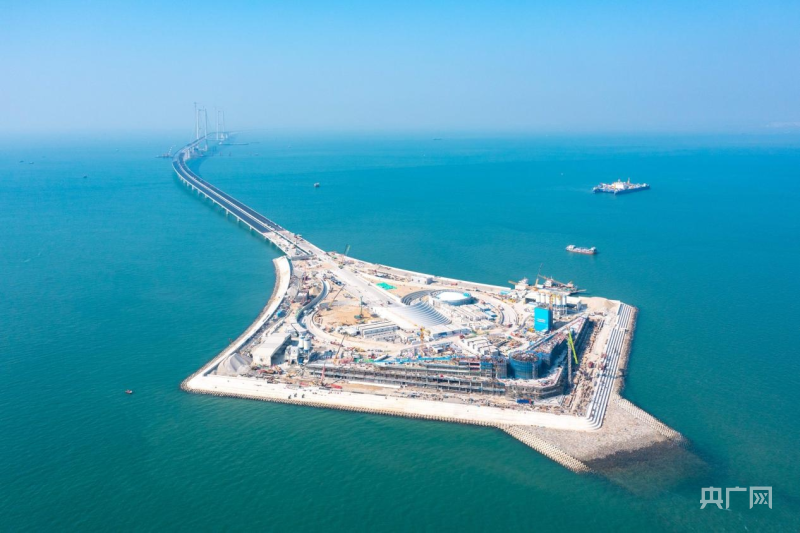 Concluída constru??o da linha principal da ponte Shenzhen-Zhongshan