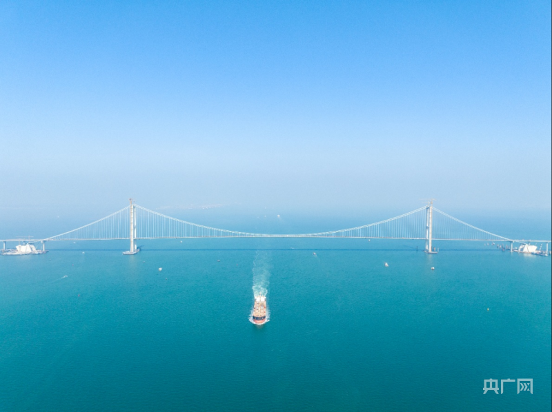 Concluída constru??o da linha principal da ponte Shenzhen-Zhongshan