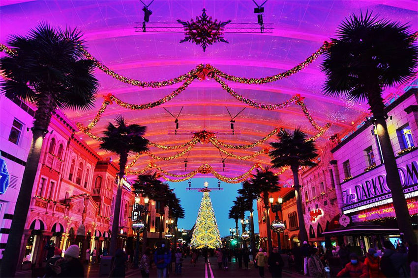 Universal Beijing Resort celebra feriado de inverno