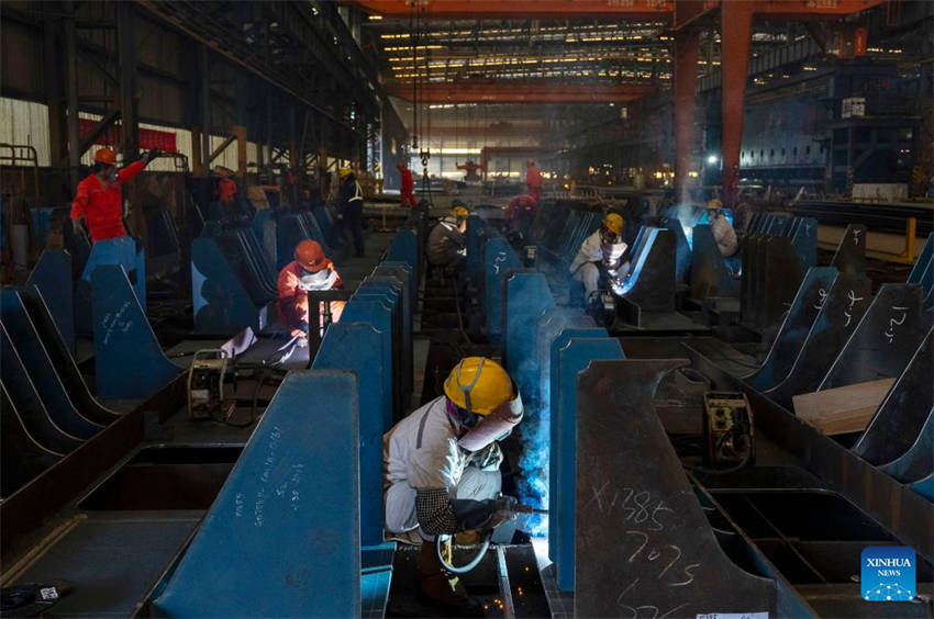 Empresa de constru??o naval em Jiangsu mantém lideran?a da China globalmente