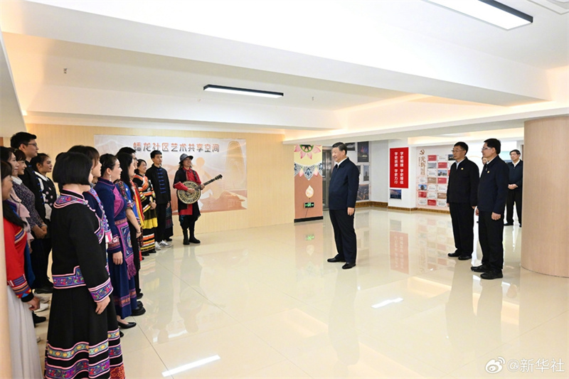 Xi Jinping inspeciona Nanning