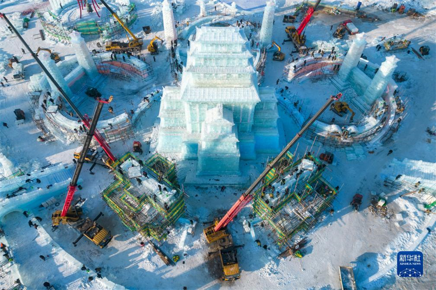 25o Mundo de Gelo e Neve de Harbin será aberto ao público