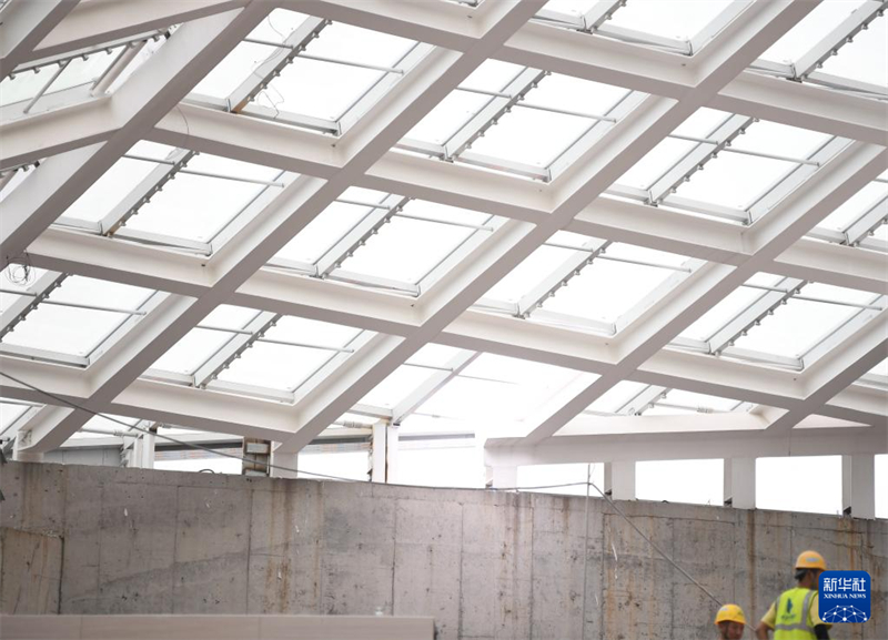 Constru??o do Centro de Artes da Grande área da Baía está em pleno andamento