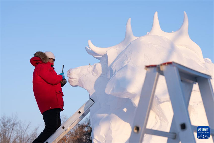 Harbin realiza 26o Concurso Internacional de Esculturas de Neve
