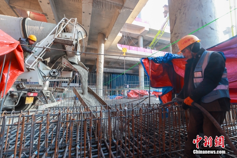 Constru??o da Esta??o Ferroviária do Subcentro de Beijing está em andamento