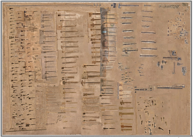 Tumbas do século IV s?o descobertas em Shaanxi, noroesta da China