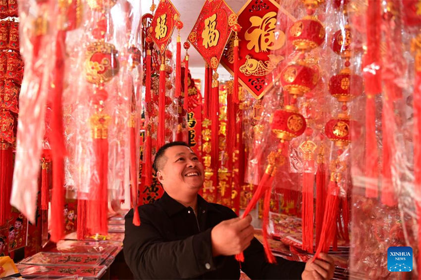 Celebra??es para o próximo Ano Novo Lunar Chinês s?o realizadas em todo o país