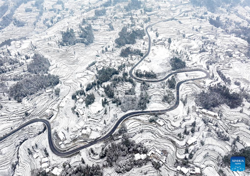 Galeria: cenário de neve em toda a China
