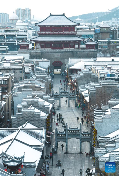 Galeria: cenário de neve em toda a China