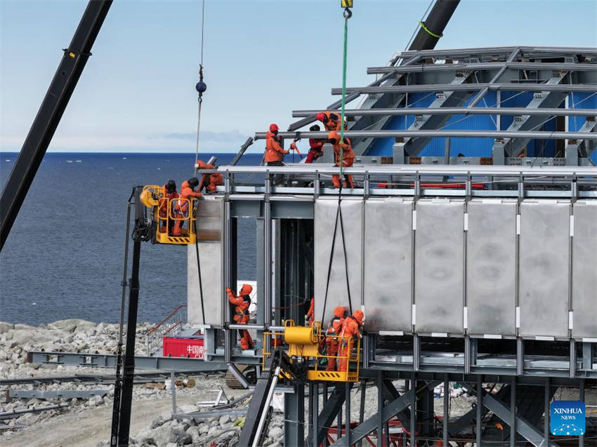 Esta??o chinesa de Qinling, na Antártida, inicia opera??o