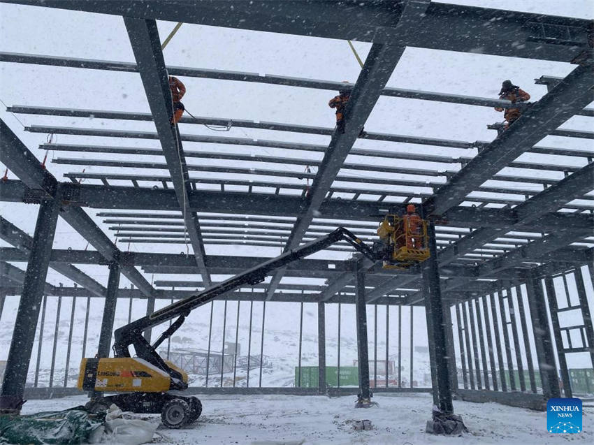 Esta??o chinesa de Qinling, na Antártida, inicia opera??o