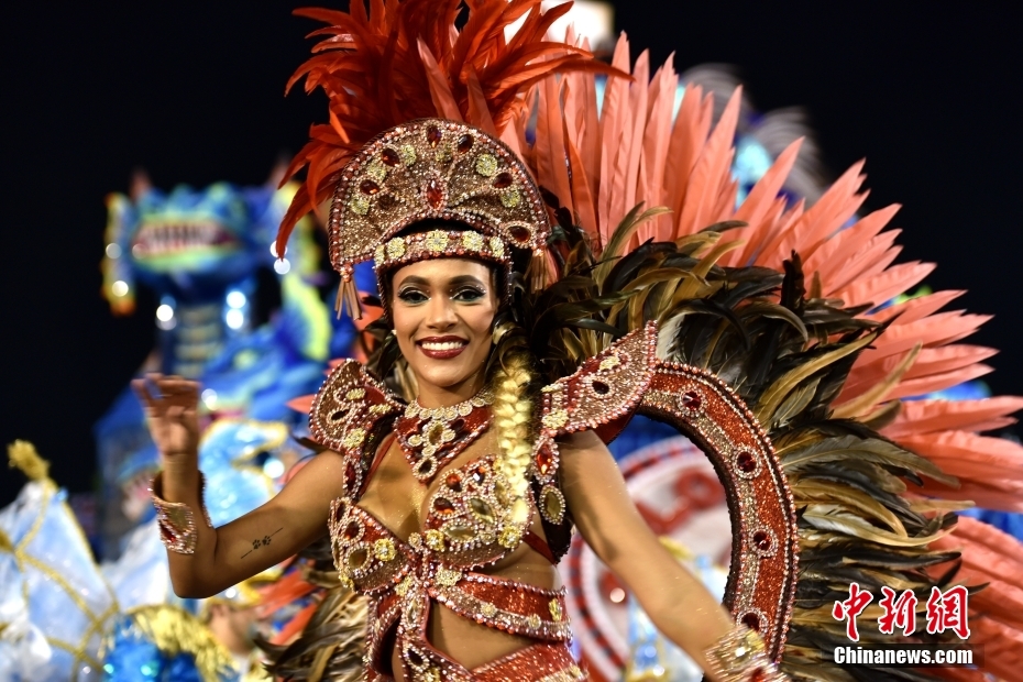 Brasil: escolas de samba campe?s desfilam no Carnaval de S?o Paulo