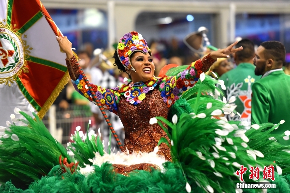 Brasil: escolas de samba campe?s desfilam no Carnaval de S?o Paulo