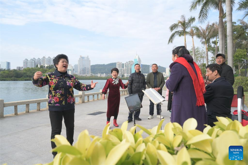 Lago Yundang em Xiamen atravessa processo de reabilita??o ecológica