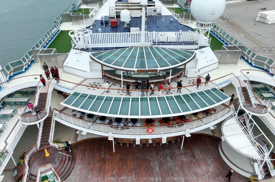 Primeira linha de cruzeiros internacionais partindo de Pingtan come?a a operar no sudeste da China