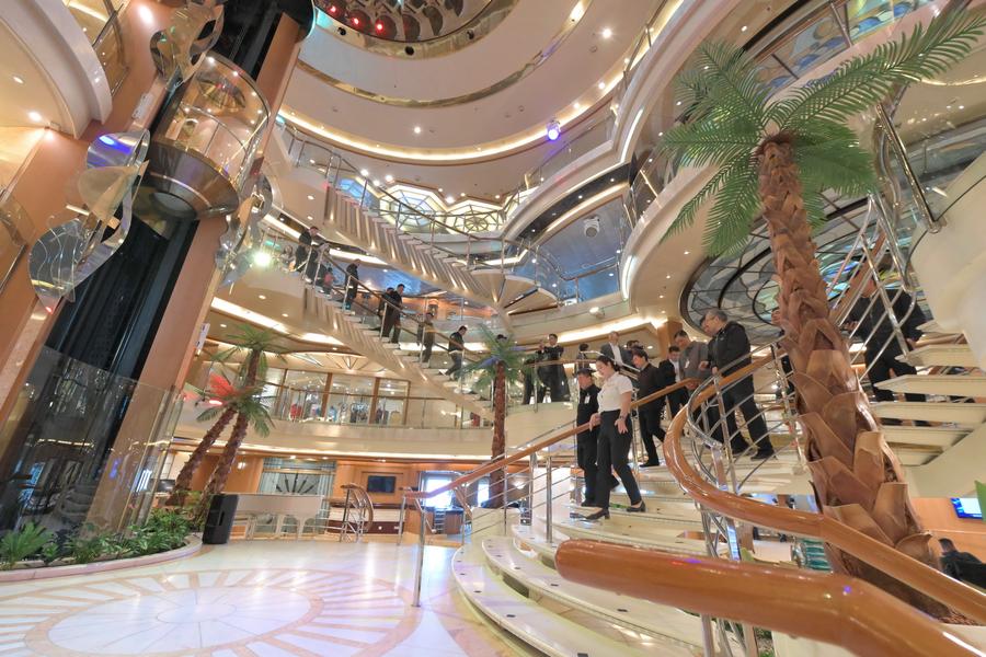 Primeira linha de cruzeiros internacionais partindo de Pingtan come?a a operar no sudeste da China