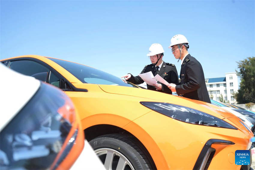 Fujian registra a maior carga única de veículos de exporta??o