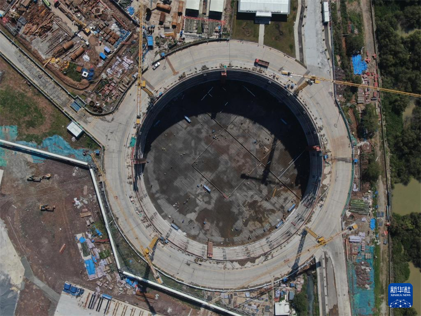Galeria: constru??o do canal Shiziyang na Grande área da Baía Guangdong-Hong Kong-Macau