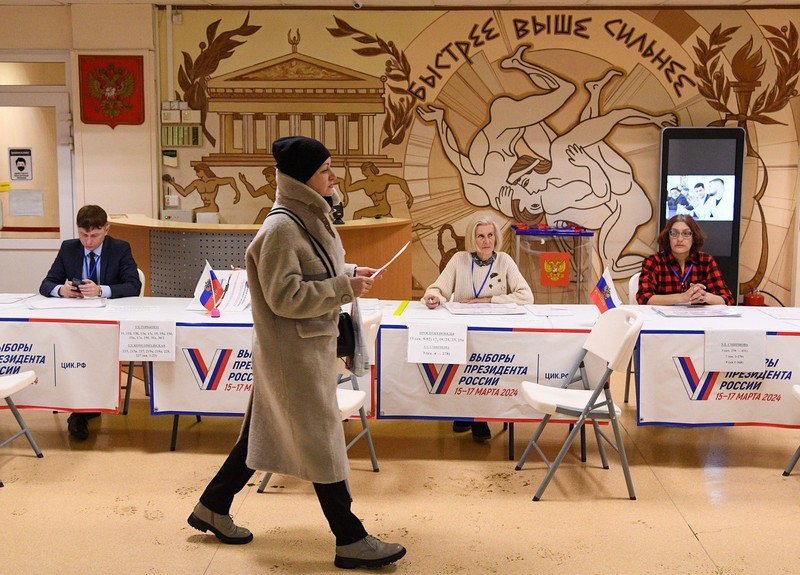 Rússia inicia elei??es presidenciais oficialmente