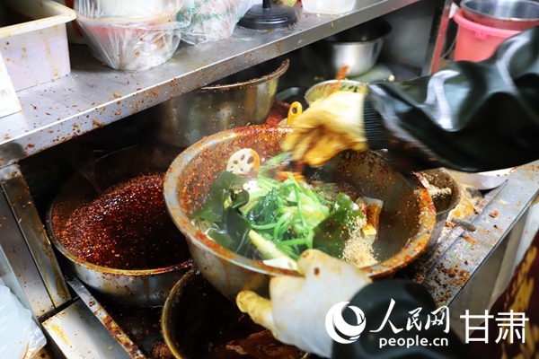 Explos?o de sabor coloca a cidade de Gansu sob os holofotes