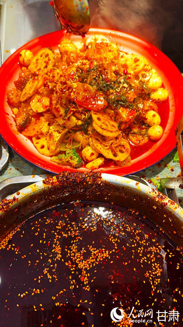 Explos?o de sabor coloca a cidade de Gansu sob os holofotes