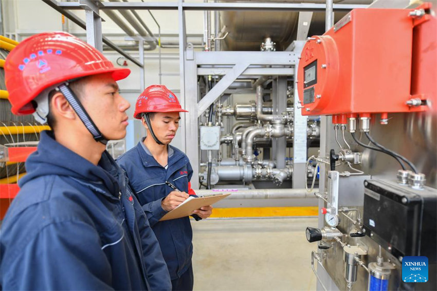 Constru??o da esta??o de produ??o e distribui??o de hidrogênio da Sany concluída em Changsha