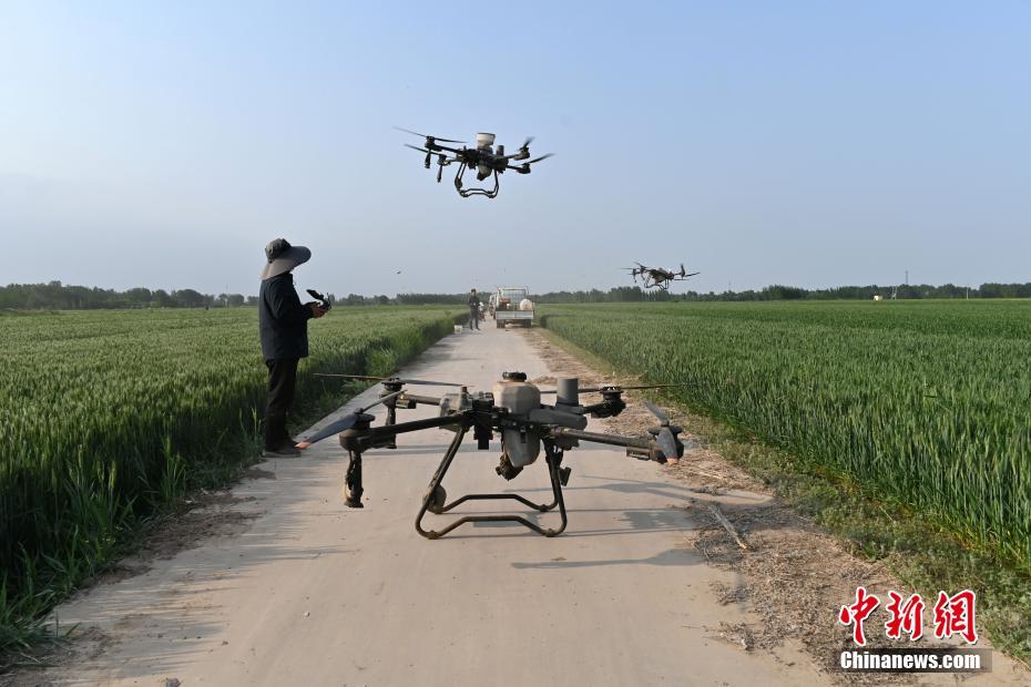 Hebei usa tecnologia de ponta para auxiliar nas opera??es agrícolas de campo