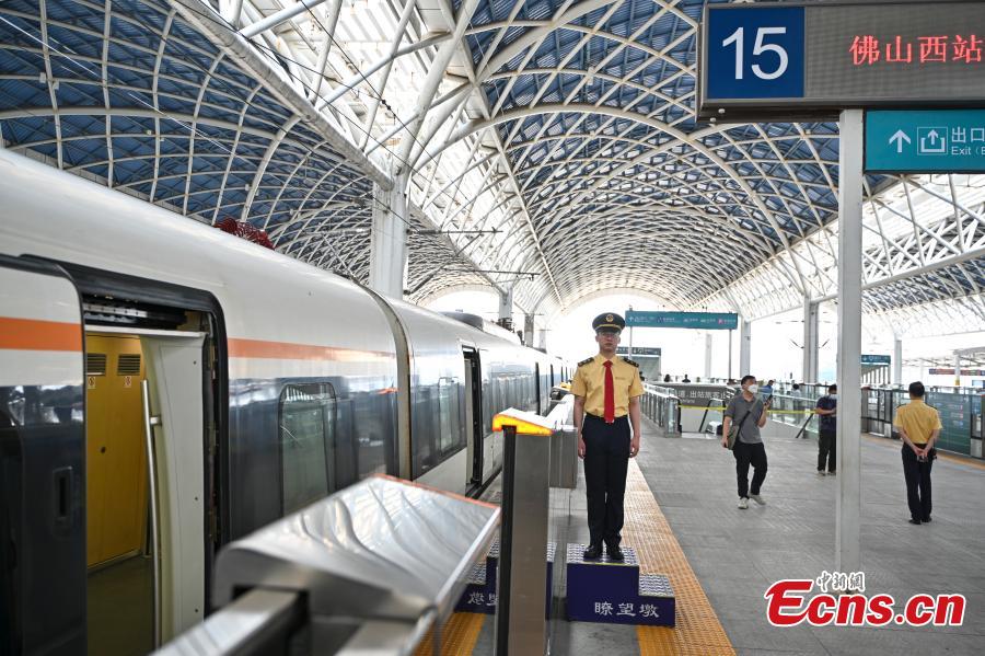 Ferrovias interurbanas em Guangdong iniciam opera??es experimentais