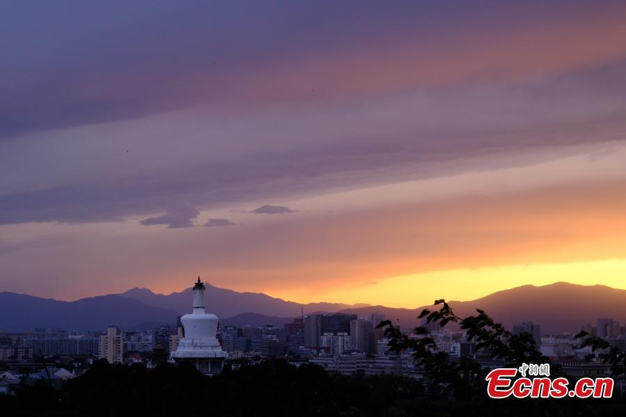 Galeria: belo p?r do sol em Beijing