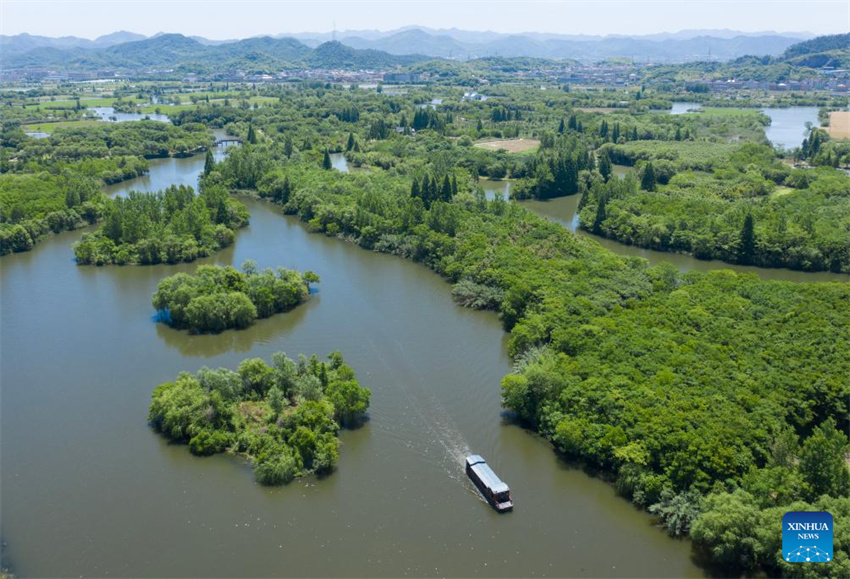 Parque nacional de zonas úmidas de Zhejiang realiza esfor?os para melhorar ambiente ecológico
