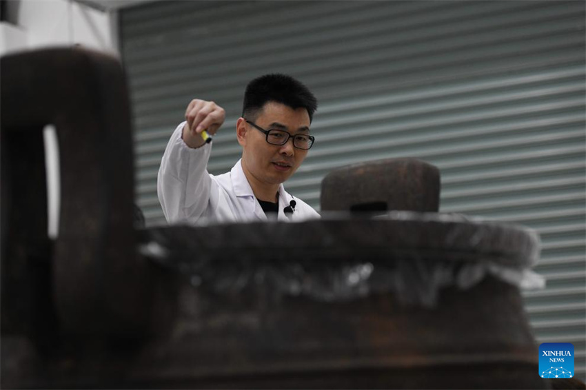 Escava??o arqueológica na tumba de Wuwangdun em Anhui produz descobertas importantes