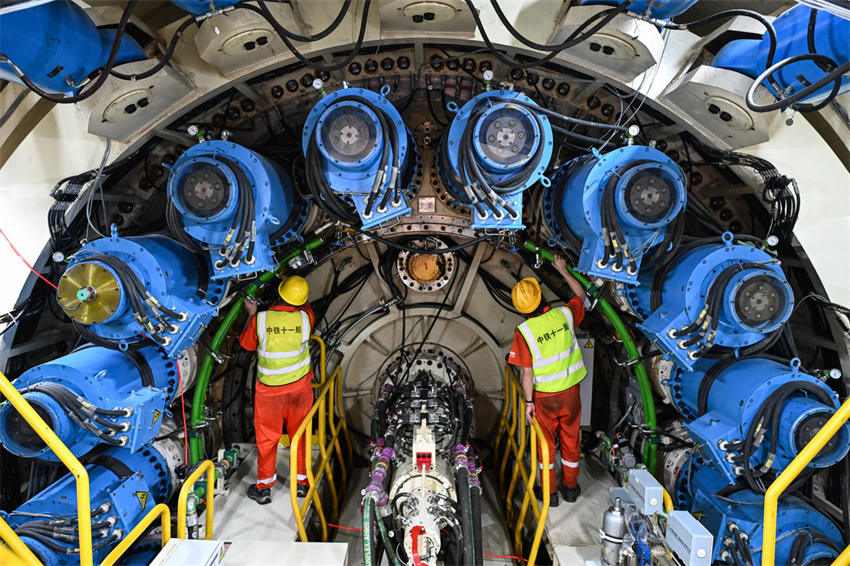 Máquina de tunelamento de escudo lan?ada na província de Guangdong