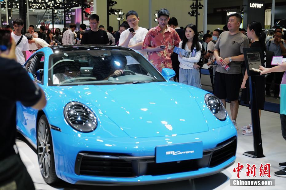 Exposi??o de automóveis da Grande Baía Guangdong-Hong Kong-Macau realizada em Shenzhen