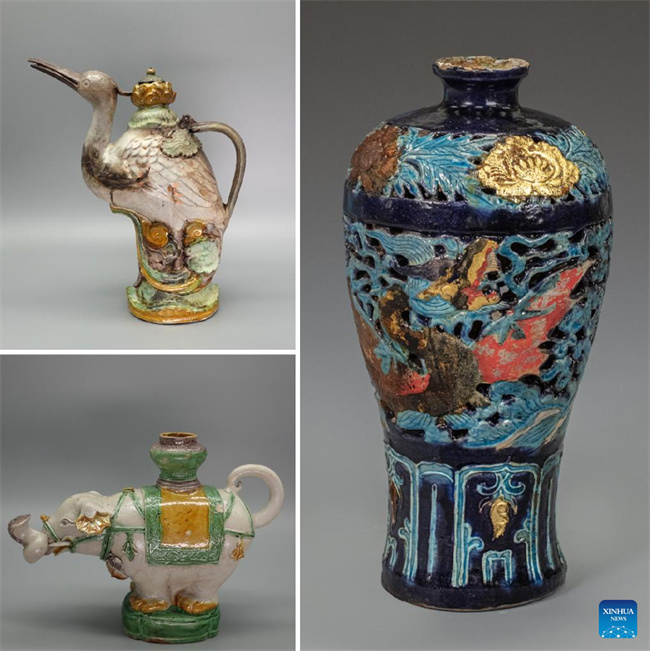 Mais de 900 pe?as de relíquias recuperadas de naufrágios no Mar do Sul da China