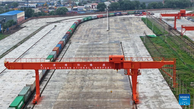 Norte da China lan?a rota de trem de carga China-Europa