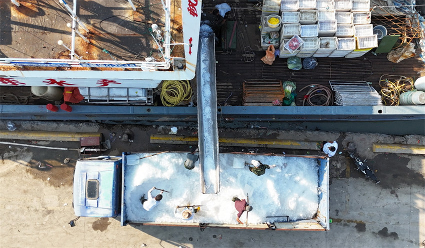 Milhares de barcos de pesca est?o prontos para a pesca