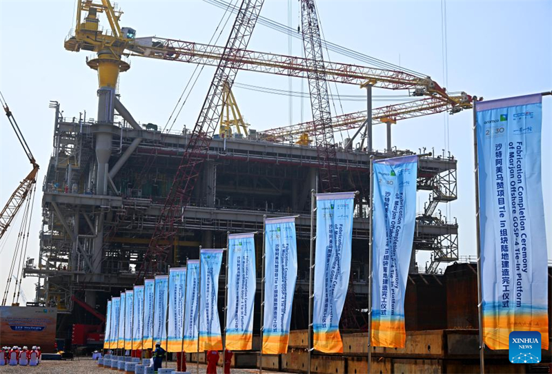 Maior plataforma internacional de petróleo e gás offshore construída pela China foi concluída e entregue