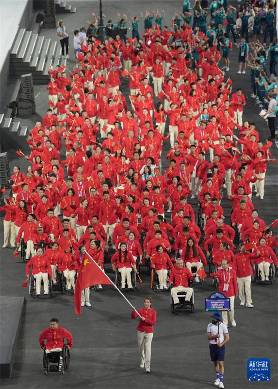 Cerim?nia de abertura dos 17o Jogos Paralímpicos de Ver?o realizada em Paris