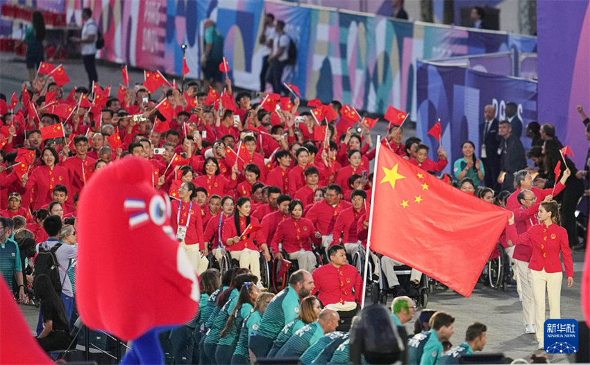Cerim?nia de abertura dos 17o Jogos Paralímpicos de Ver?o realizada em Paris