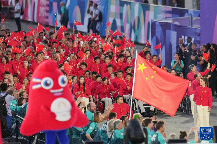 Cerim?nia de abertura dos 17o Jogos Paralímpicos de Ver?o realizada em Paris