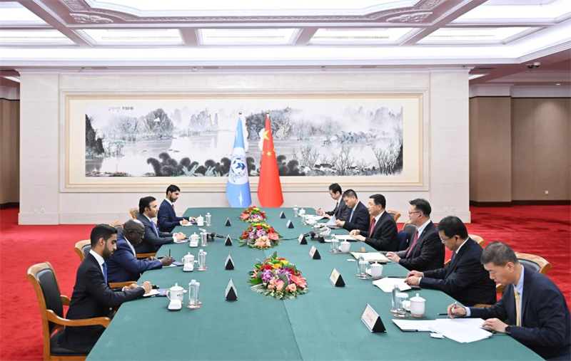 Ministro chinês da Seguran?a Pública reúne-se com chefe da Interpol e oficiais da Etiópia e Maldivas