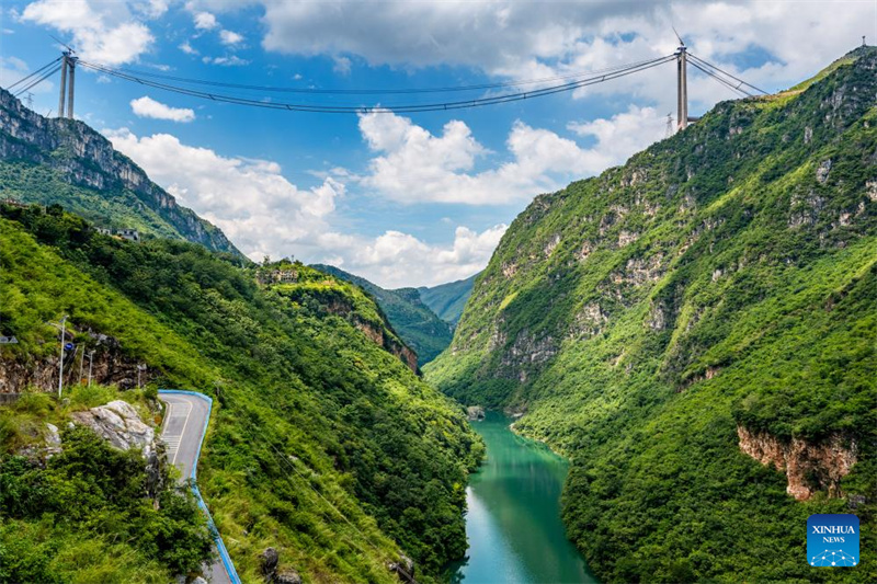 Pontes gigantescas em Guizhou, sudoeste da China