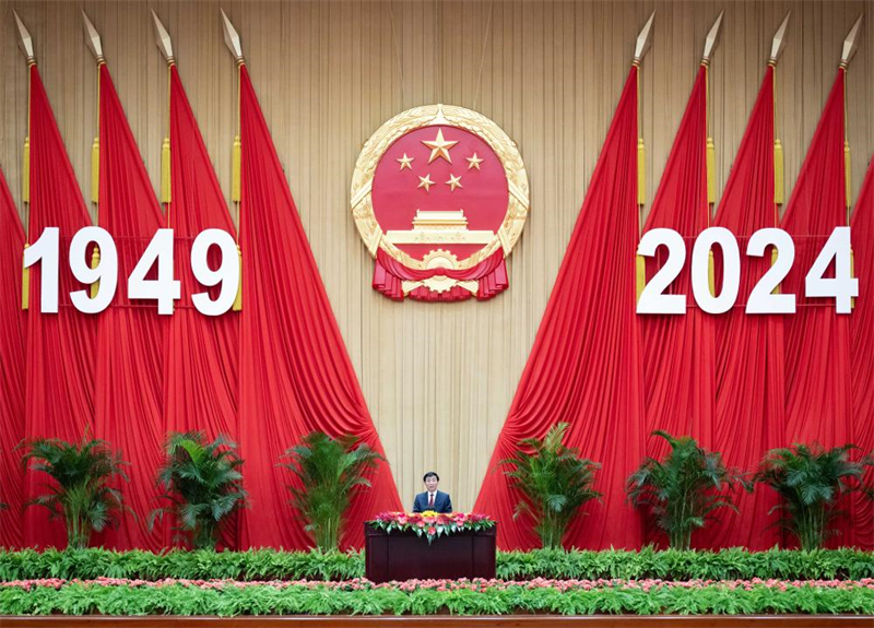 Mais alto conselheiro político da China pede mais ampla frente unida patriótica na recep??o do Dia Nacional