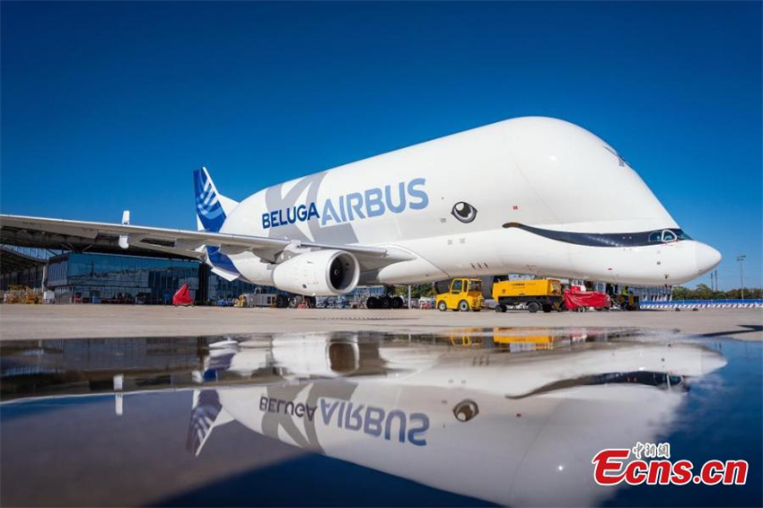 Tianjin: aeronave Airbus Beluga faz estreia na China