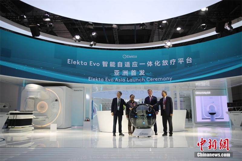 Galeria: área de exibi??o de equipamentos tecnológicos em destaque na CIIE