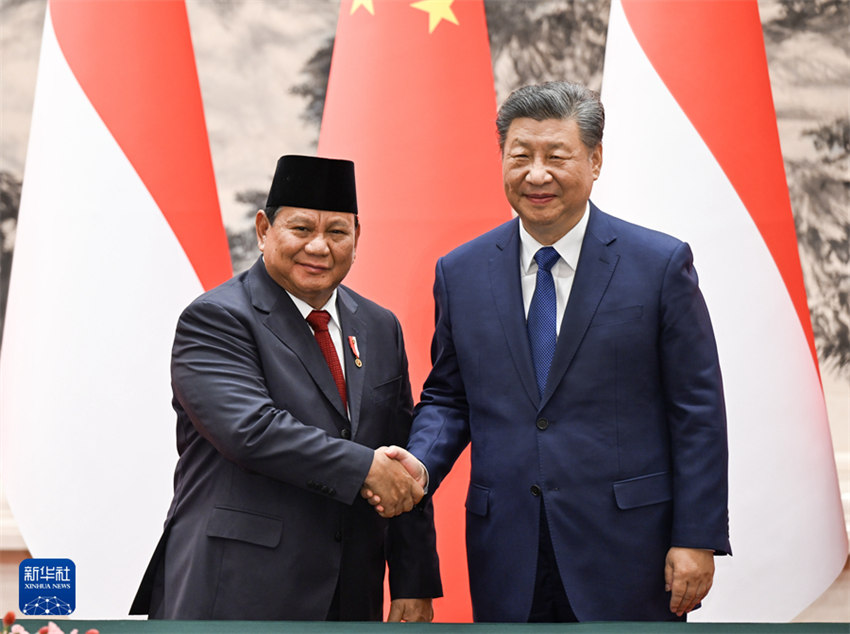 Presidentes chinês e indonésio prometem esfor?os conjuntos para construir comunidade com futuro compartilhado