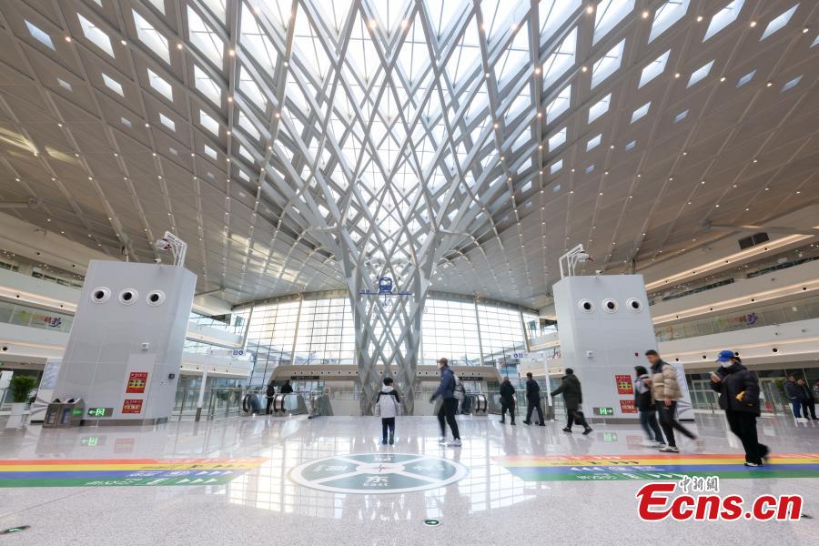 Hub de transporte da Esta??o de Chaoyang em Beijing entra em opera??o