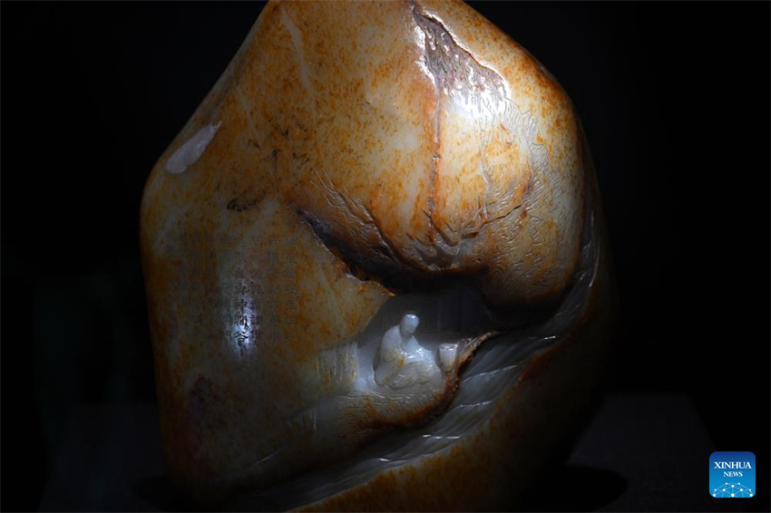 Exposi??o sobre a cultura do jade Hetian é realizada no Museu do Palácio em Beijing