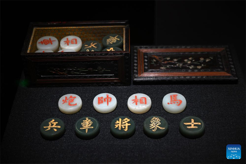 Exposi??o sobre a cultura do jade Hetian é realizada no Museu do Palácio em Beijing