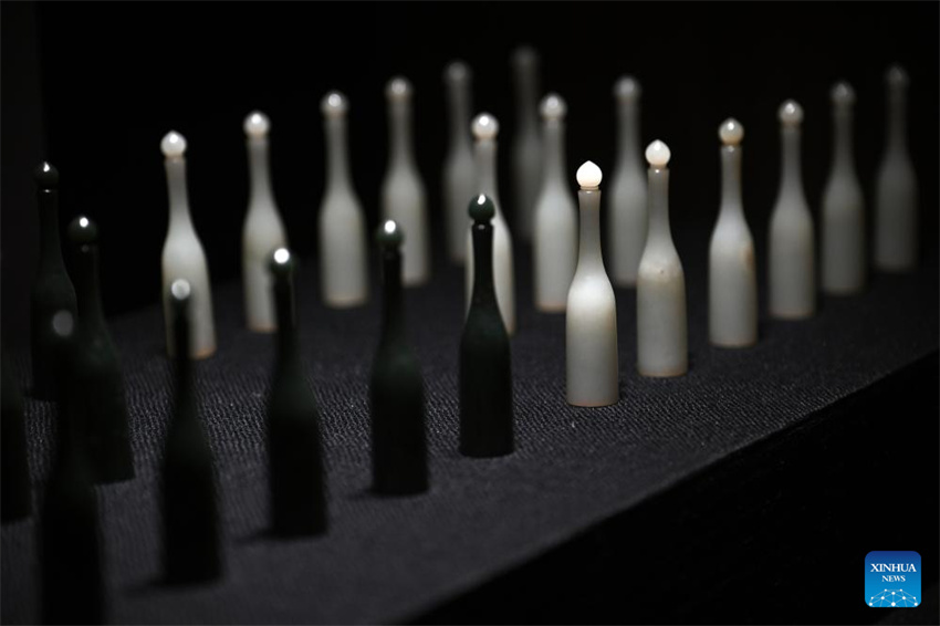 Exposi??o sobre a cultura do jade Hetian é realizada no Museu do Palácio em Beijing